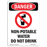 Non-Potable Water Do Not Drink
