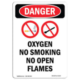 Oxygen No Smoking No Open Flames