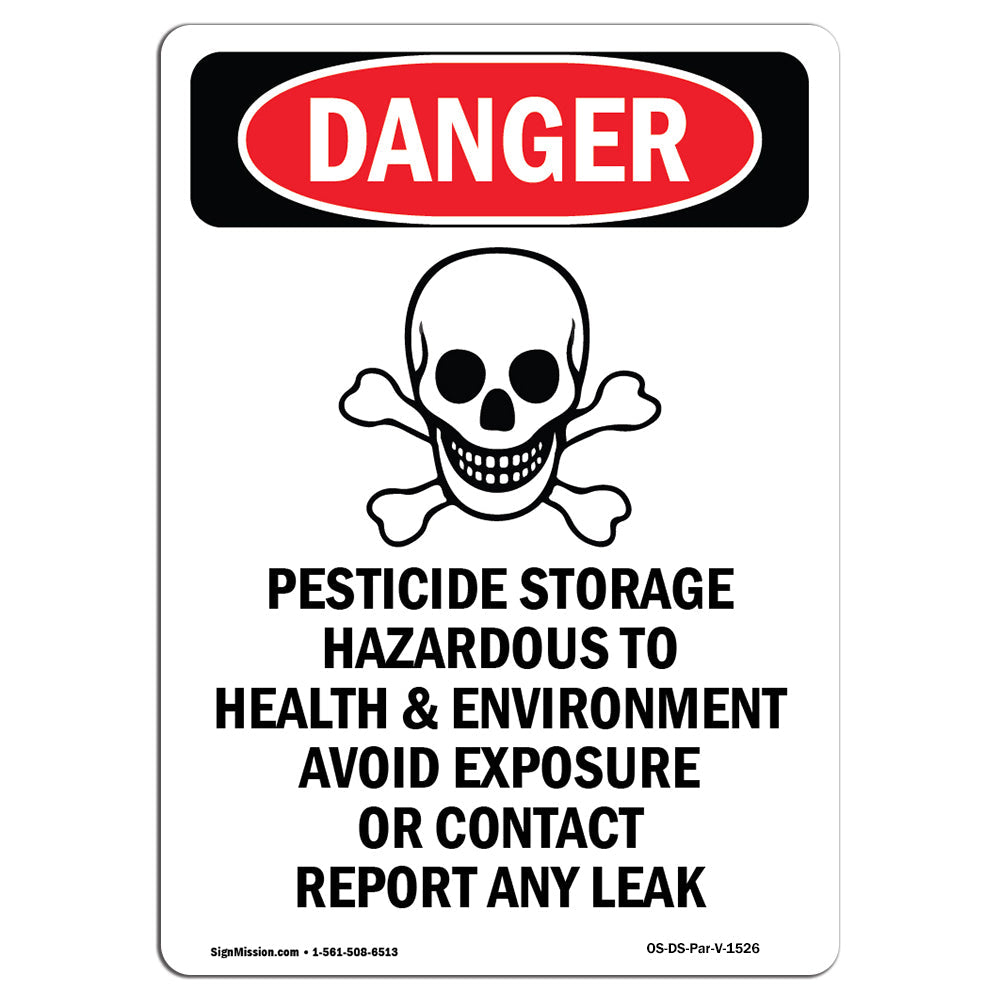 Pesticide Storage Hazardous