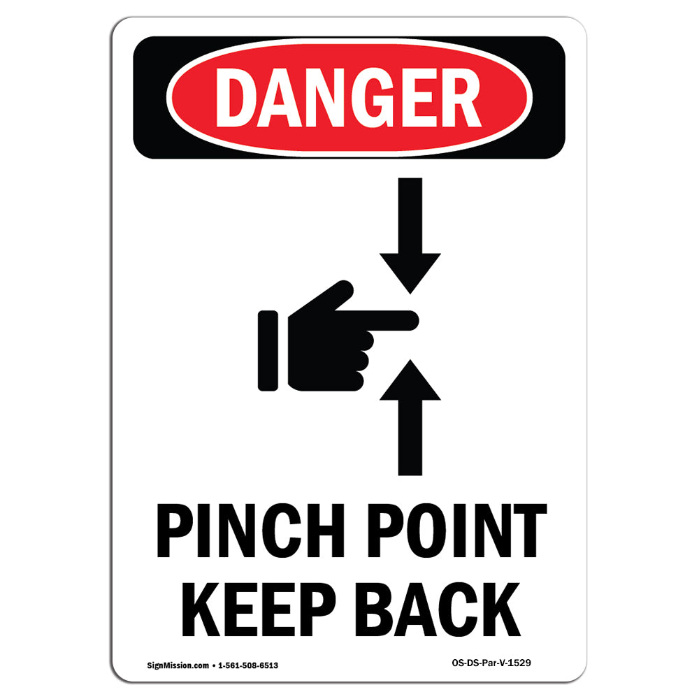 Pinch Point Keep Back