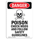 Poison Check MSDS Follow Safety Guidelines