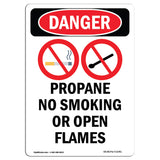 Propane No Smoking Or Open Flames