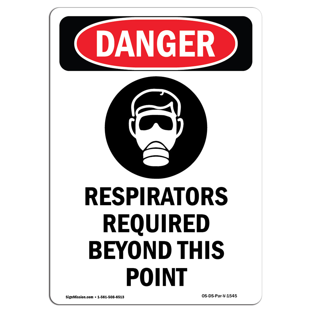 Respirators Required Beyond This Point