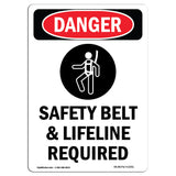 Safety Belt And Lifeline Required Symbol