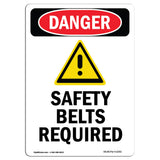 Safety Belts Required