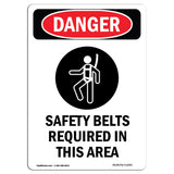 Safety Belts Required In This Area Symbol