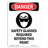 Safety Glasses Required Beyond This Point