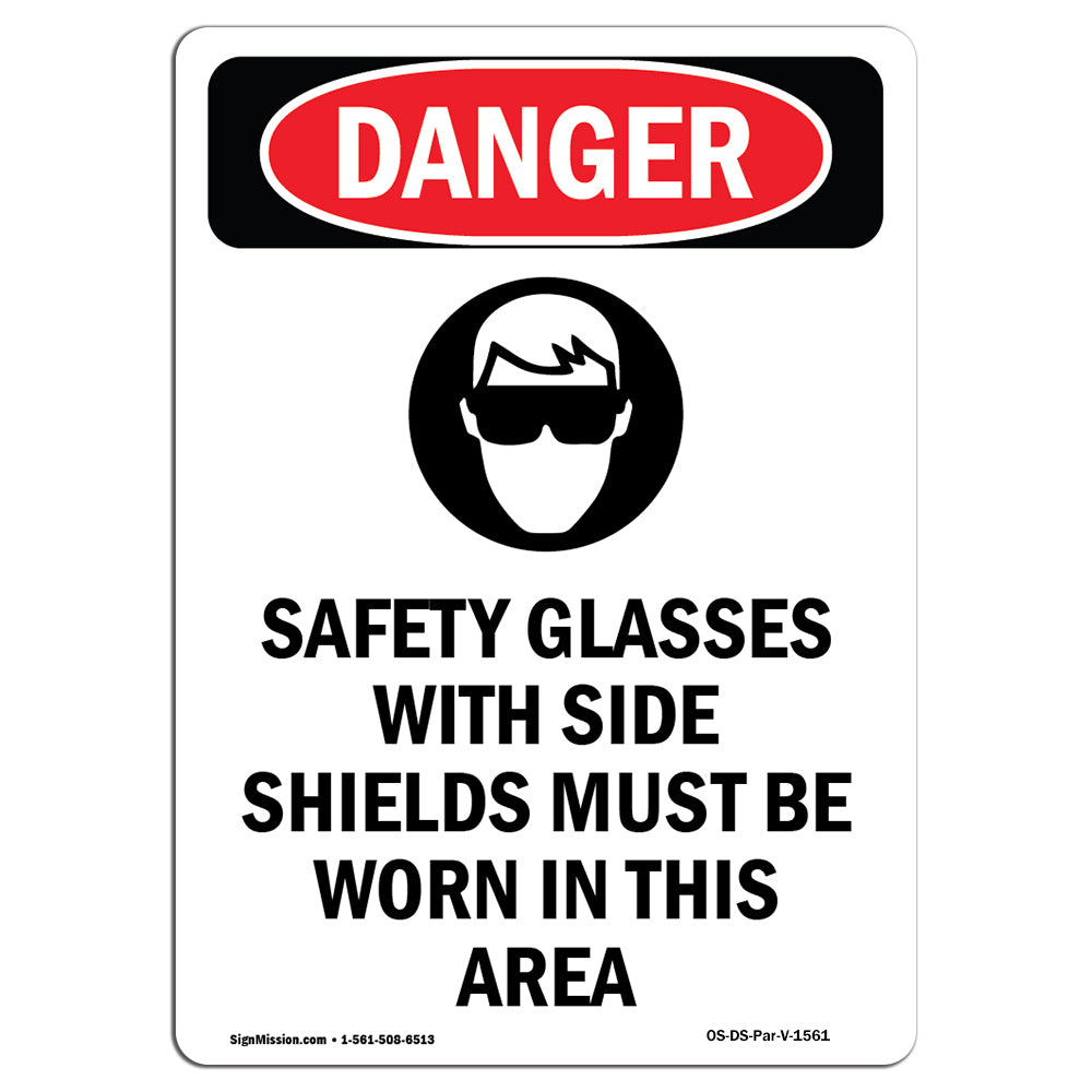 Safety Glasses With Side Shields