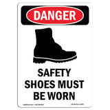 Safety Shoes Must Be Worn