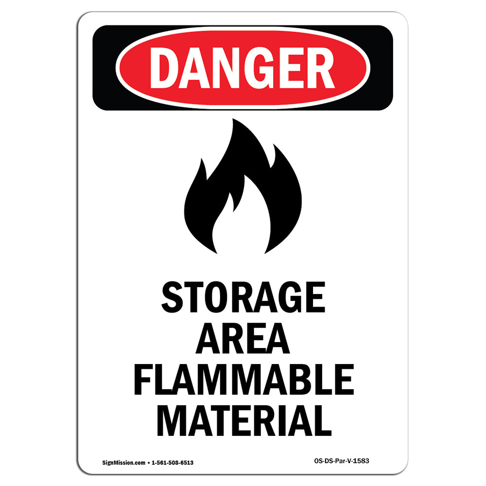 Storage Area Flammable Material