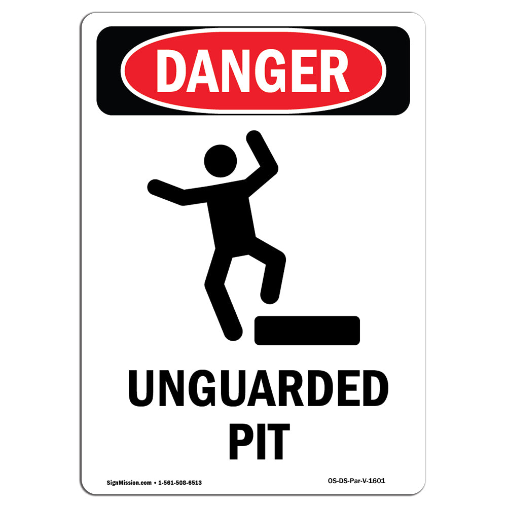 Unguarded Pit