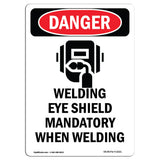 Welding Eye Shield Mandatory When Welding