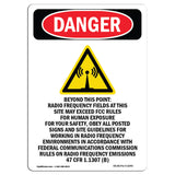 Beyond This Point Radio Frequency Fields