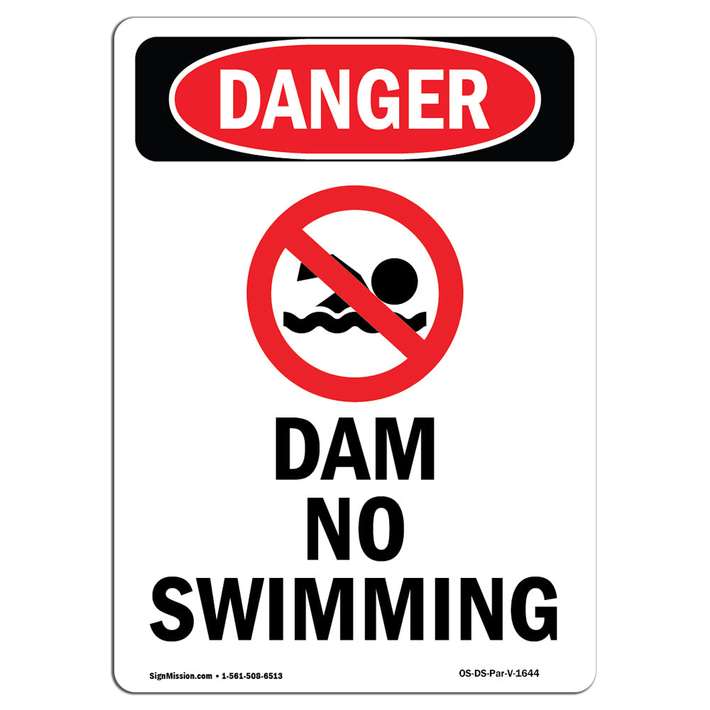 Dam No Swimming