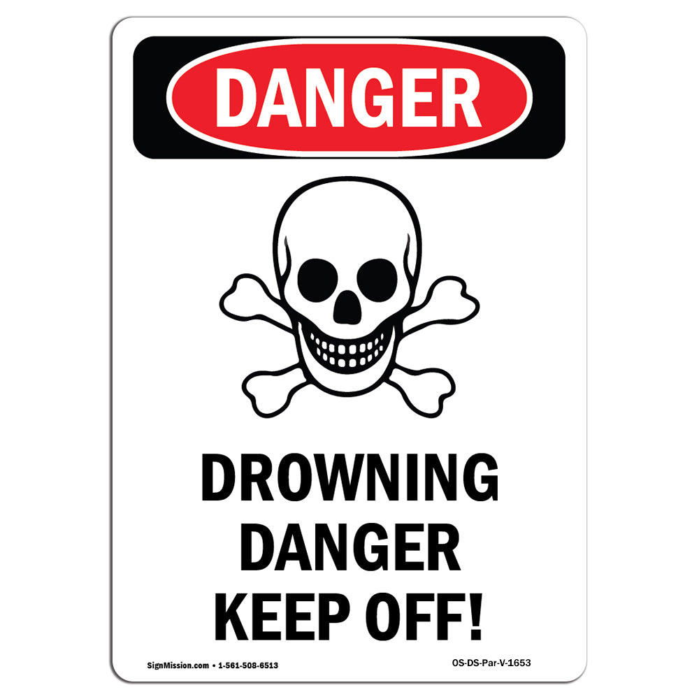 Drowning Danger Keep Off