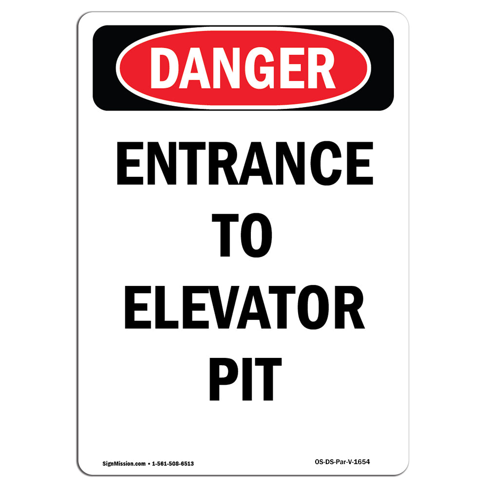 Entrance To Elevator Pit