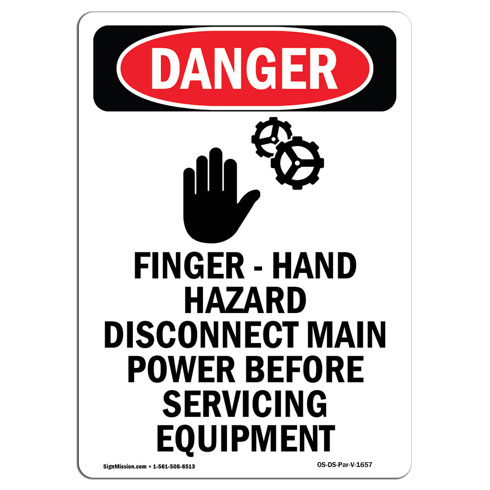 Finger - Hand Hazard