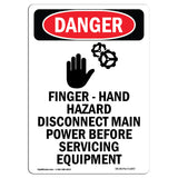 Finger - Hand Hazard