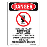 Read And Follow Instructions On This Ladder