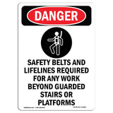 Safety Belts And Lifelines Required
