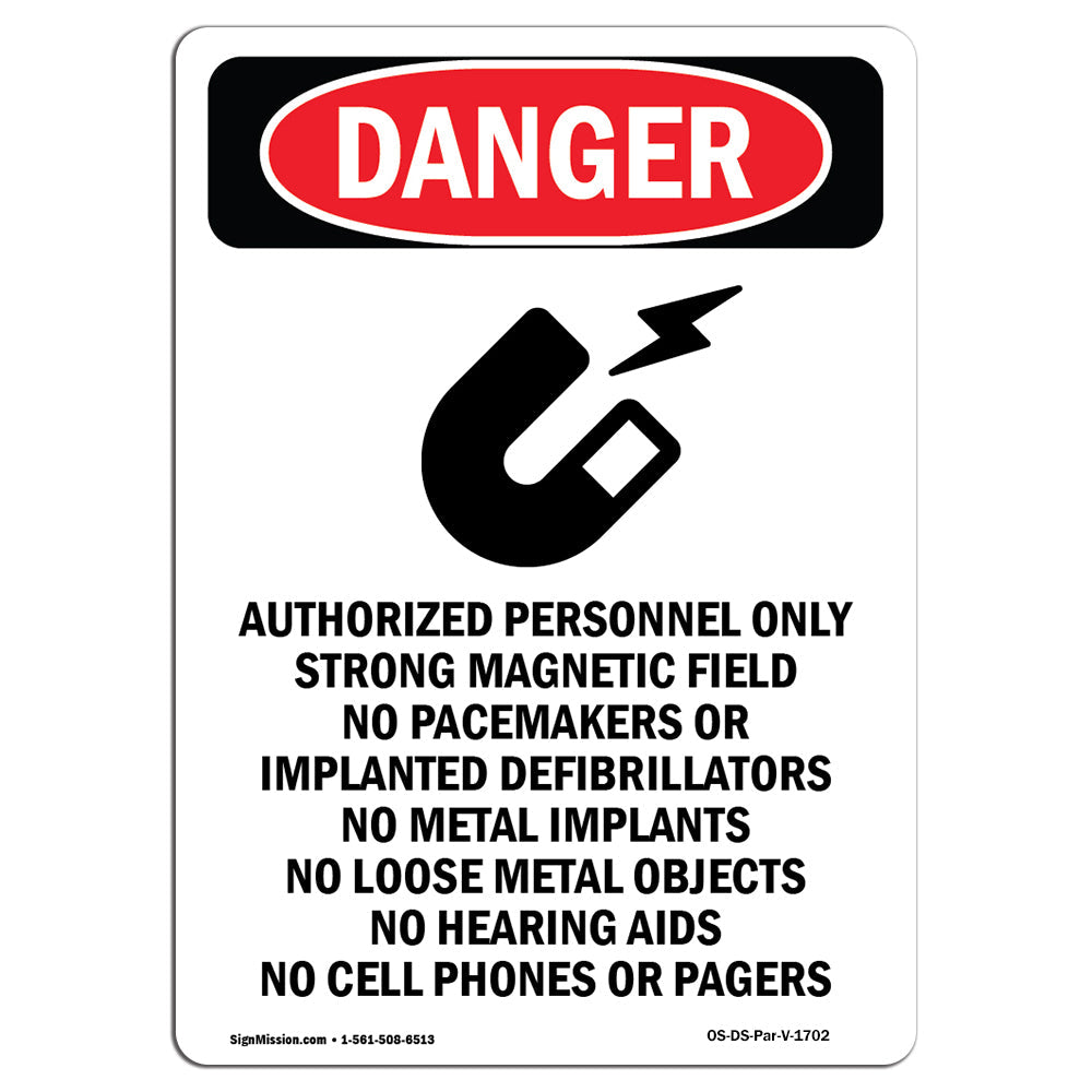 Strong Magnetic Field No Pacemakers
