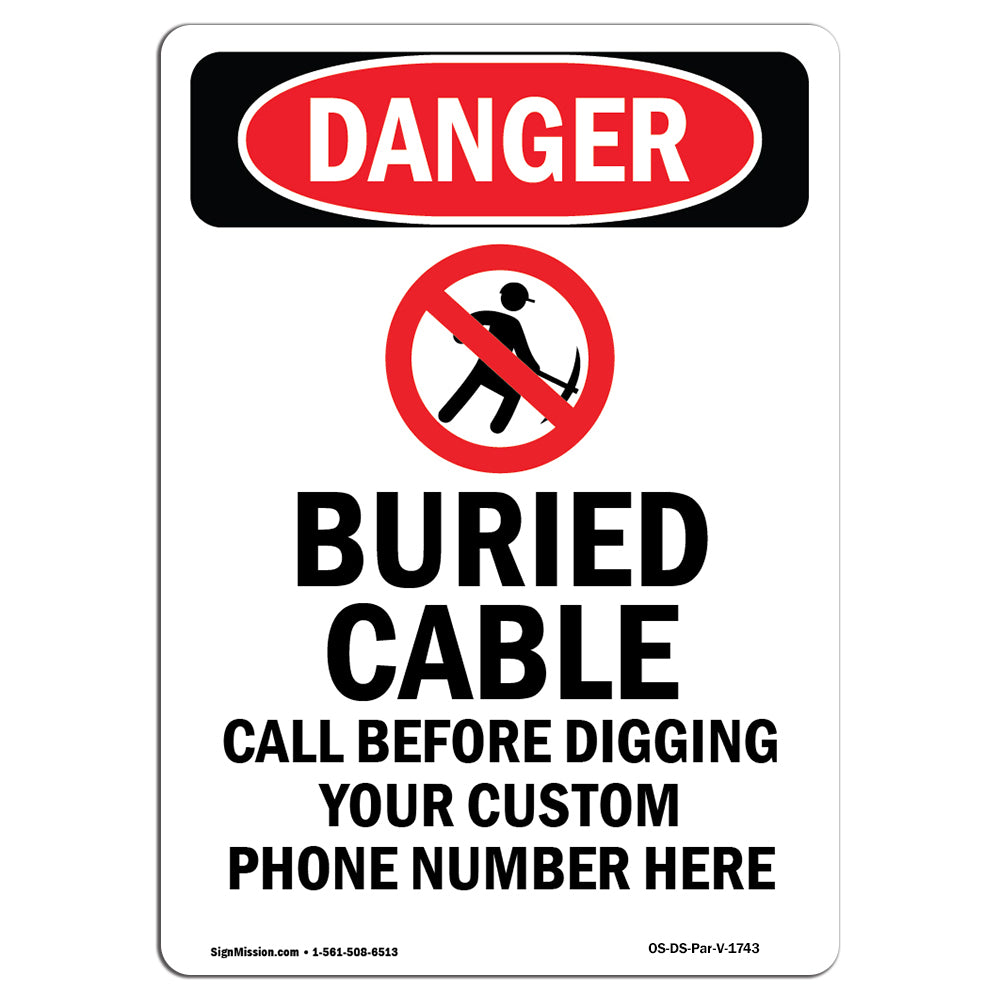 Custom Buried Cable Call Before Digging