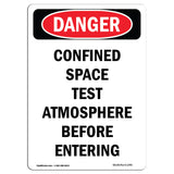 Portrait Confined Space Test Atmosphere