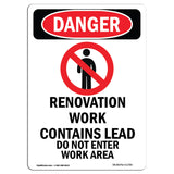 Renovation Work Contains Lead Do Not Enter