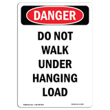Do Not Walk Under Hanging Load