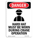 Hard Hat Worn During Crane Operation