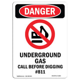 Underground Gas Call Before Digging #811