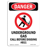 Underground Gas Call Before Digging #811