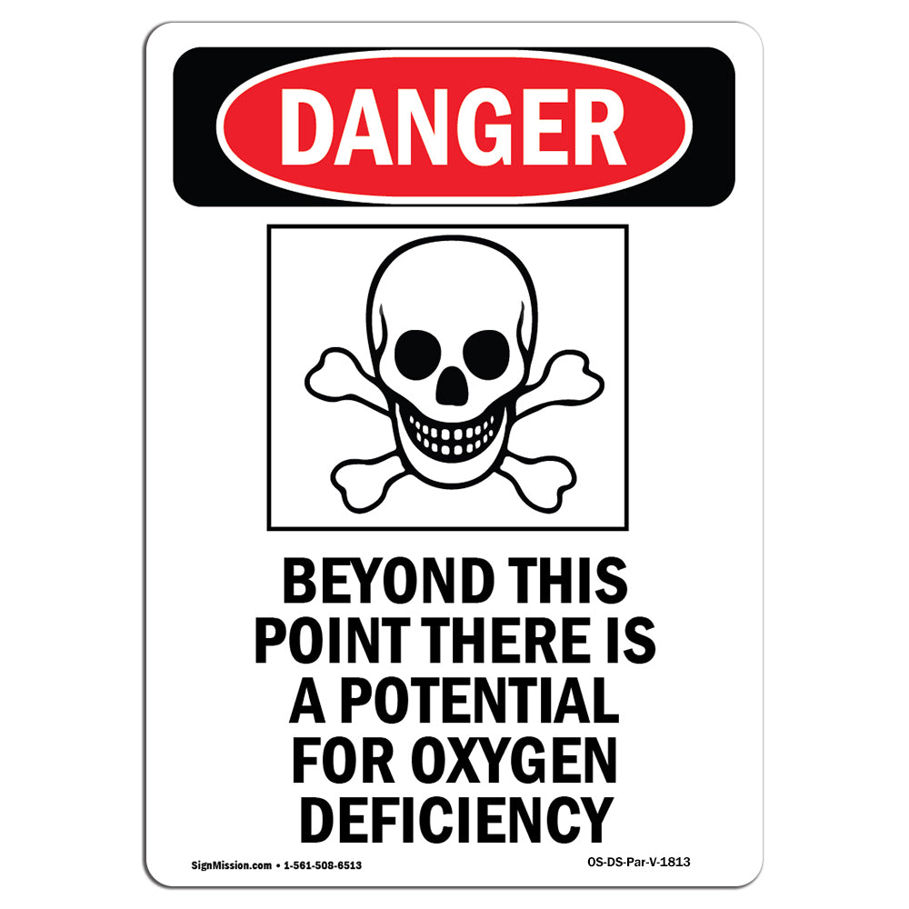 Oxygen Deficiency Beyond This Point