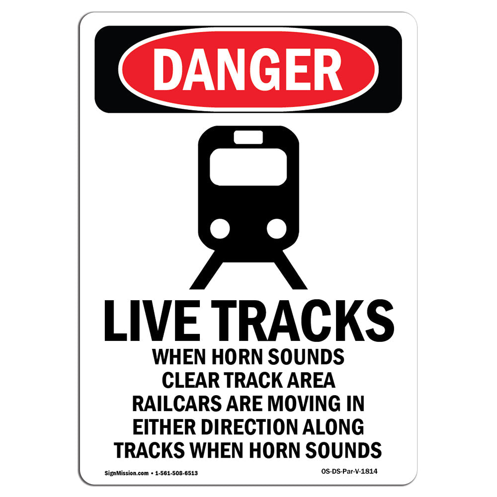 Live Tracks Horn Sounds Clear Area Railcars