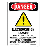 Electrocution Hazard Crane
