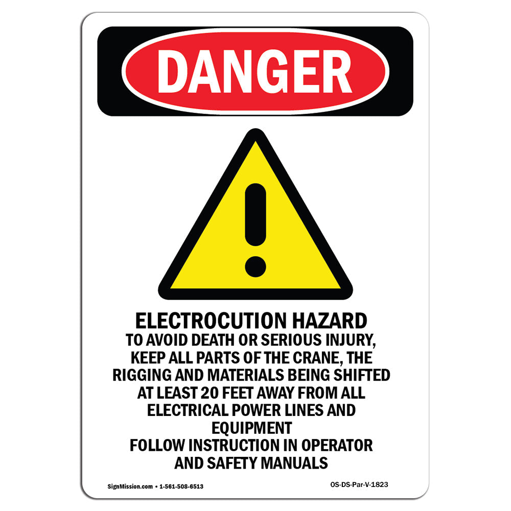 Electrocution Hazard Crane
