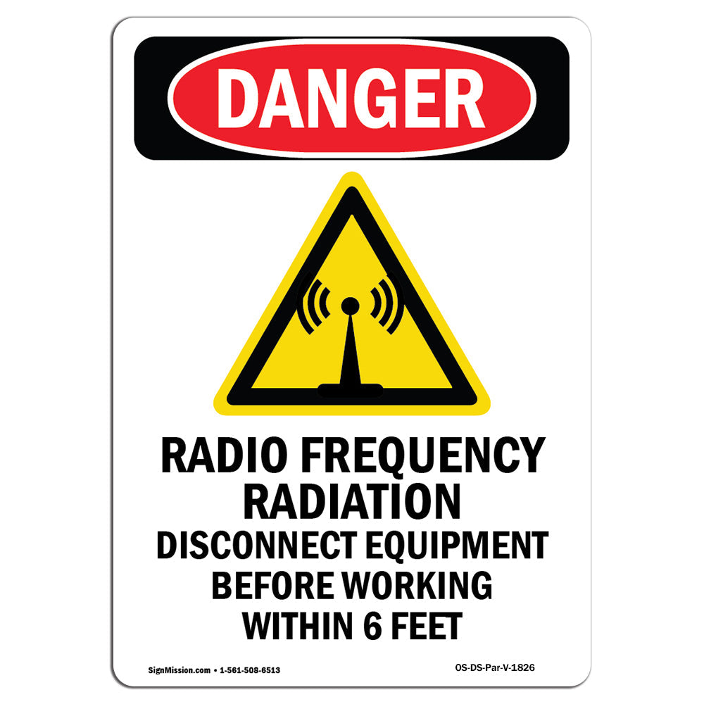 Radio Frequency Radiation Disconnect