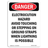 Electrocution Hazard Avoid Touching