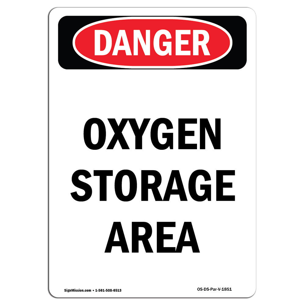 Oxygen Storage Area
