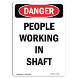 People Working In Shaft