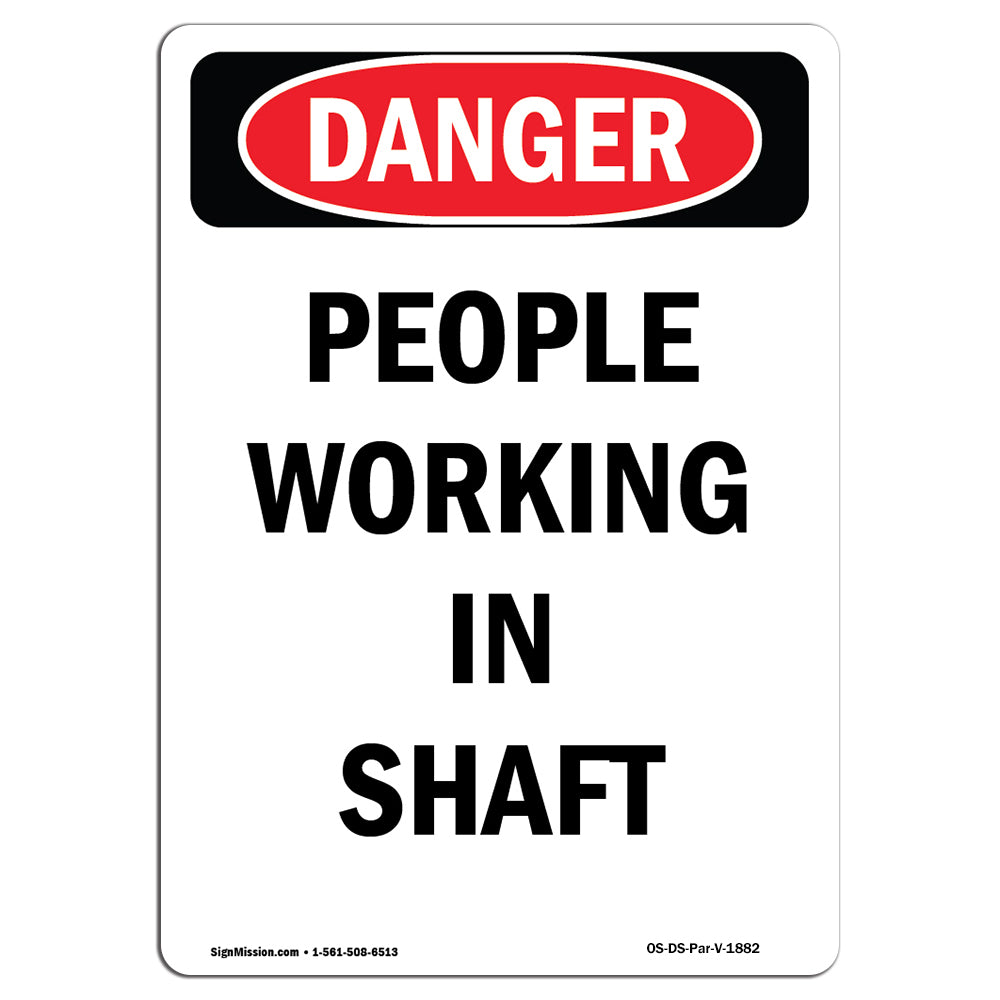 People Working In Shaft