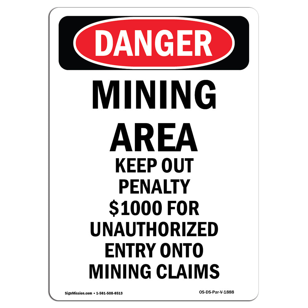 Mining Area Keep Out