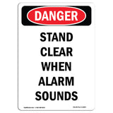 Stand Clear When Alarm Sounds