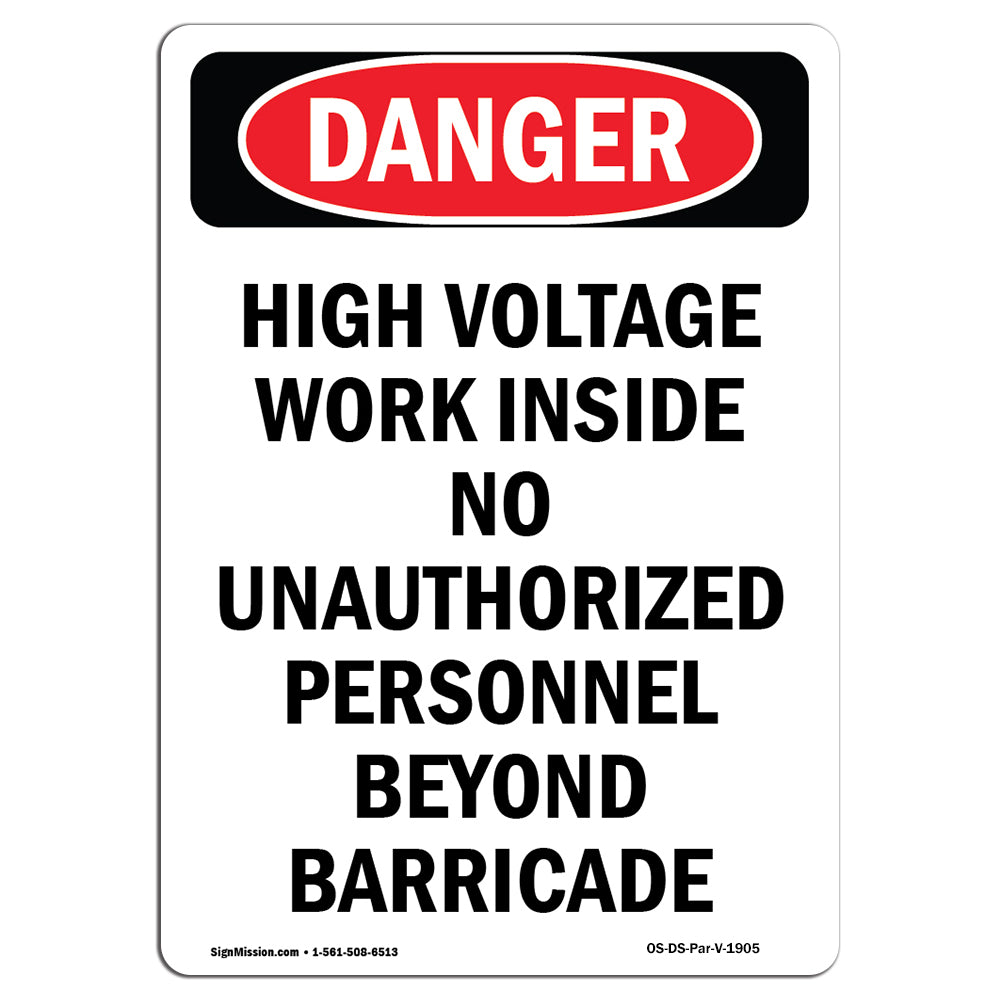 High Voltage Work Inside