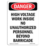 High Voltage Work Inside