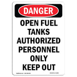 Open Fuel Tanks Authorized Personnel