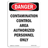 Contamination Control Area Authorized