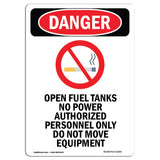 Open Fuel Tanks No Power