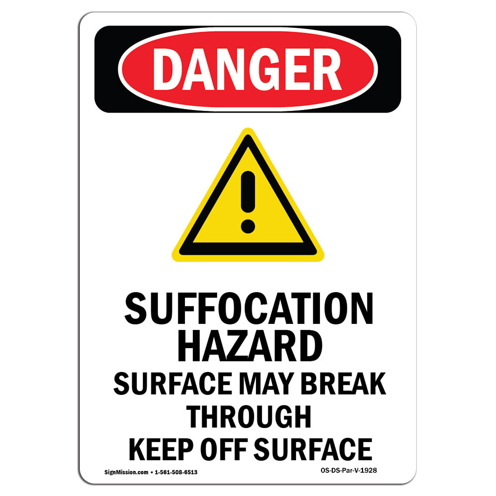 Suffocation Hazard
