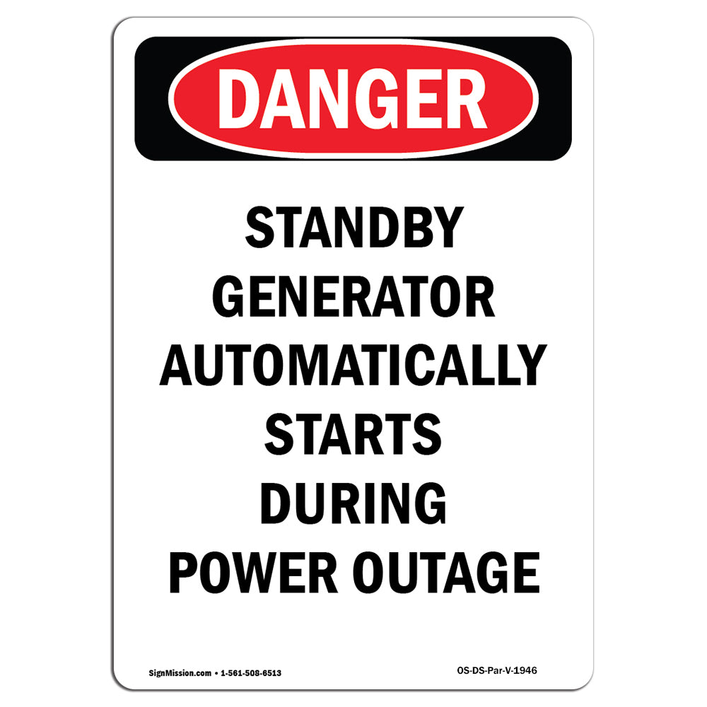 Standby Generator Automatically Starts During